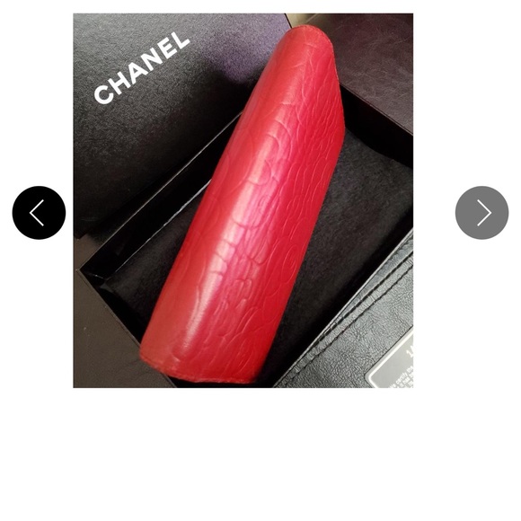 Authentic Pre-loved Lambskin Camellia CC Long Wallet - Picture 4 of 11